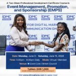 event management promotion and sponsorship course idmc ghana martin ntem