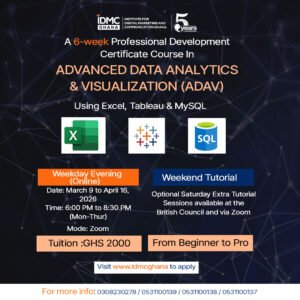 IDMC Ghana Data Analytics Accra British Council