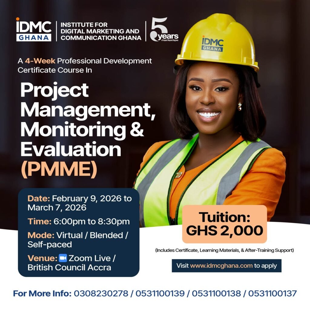 PROJECT MANAGEMENT IDMC GHANA BRITISH COUNCIL