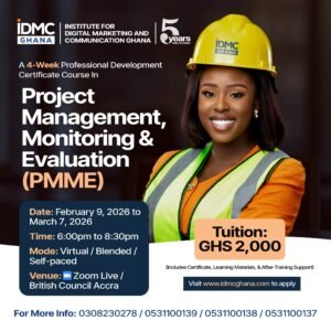 PROJECT MANAGEMENT IDMC GHANA BRITISH COUNCIL