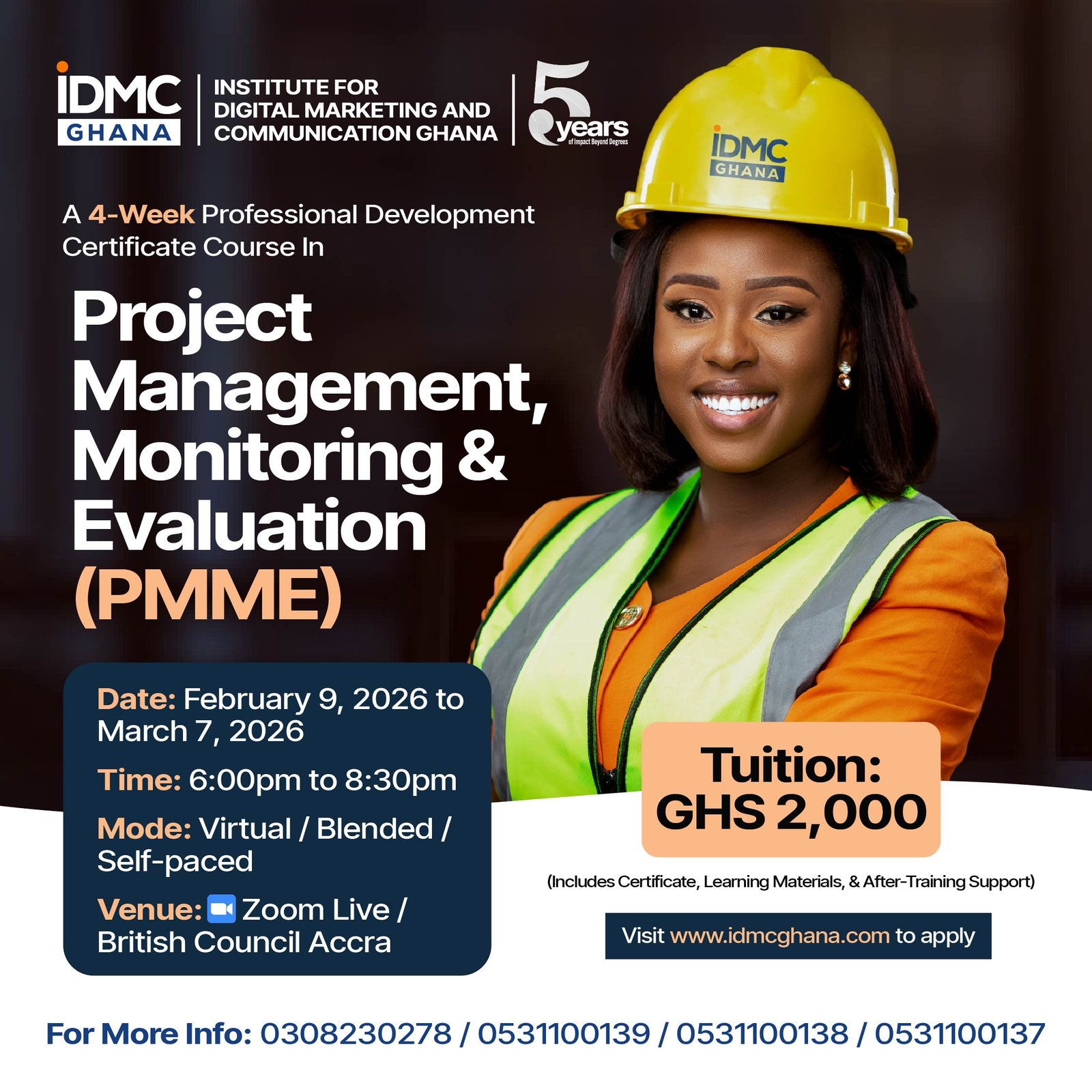 PROJECT MANAGEMENT IDMC GHANA BRITISH COUNCIL