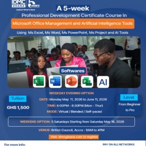 Microsoft Office Management and Artificial Intelligence Tools -idmcghana
